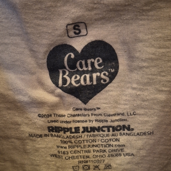 Care Bears Shirt in Beige Size Small with Colorful Print - Picture 3 of 5